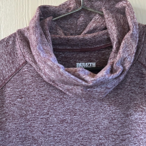 Duluth Trading Co Plushcious Funnelneck Tunic Women’s Size 1X, Soft, Stretchy - Picture 3 of 6